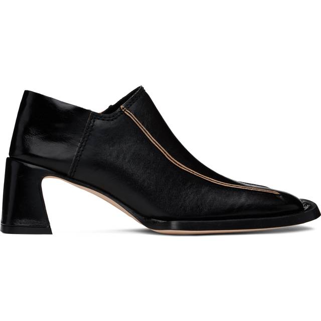 Miista Black Autumn Mule Heels - Black - IT 35
