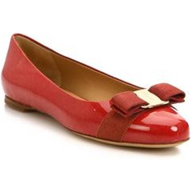 Ferragamo ‘Varina' Ballerinas - Red - 8 US