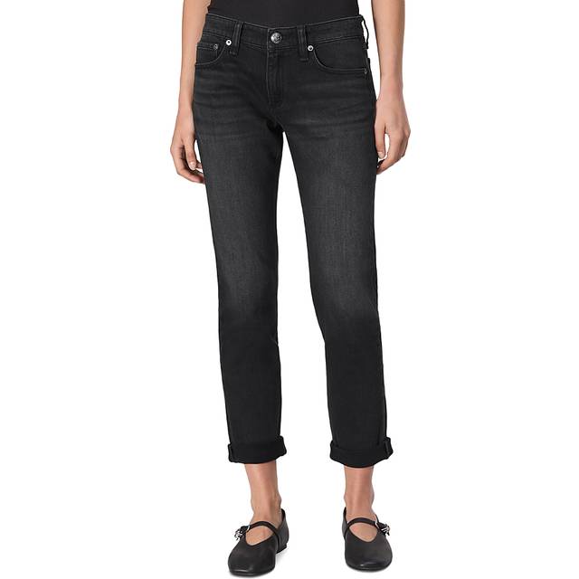 rag & bone Dre Low-Rise Cornelia Slim Boyfriend Jean