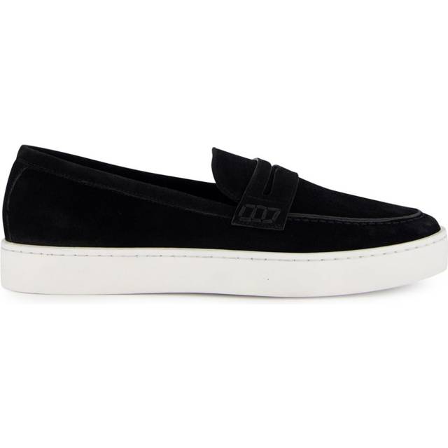 Manolo Blahnik - Ellis loafers - men - Calf Leather/Suede/Rubber - 8 - Black