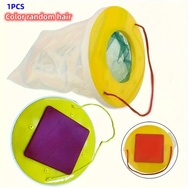 (Yellow Fly Bag: 1PCS) Reusable Traps fly Traps, And Physical Insect Traps Did Not Contain Baits