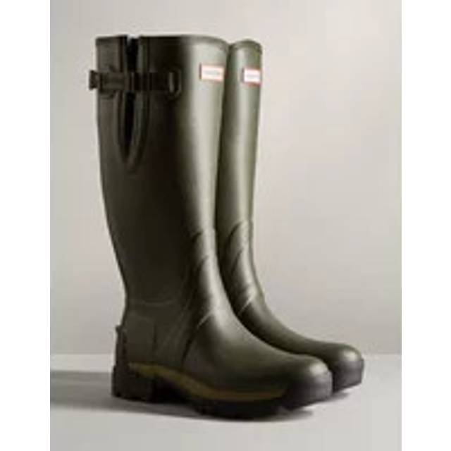 Men's Hunter Men's Balmoral Side Adjustable Neo Tech Sole Boot Dark Olive - Green - Size: 12
