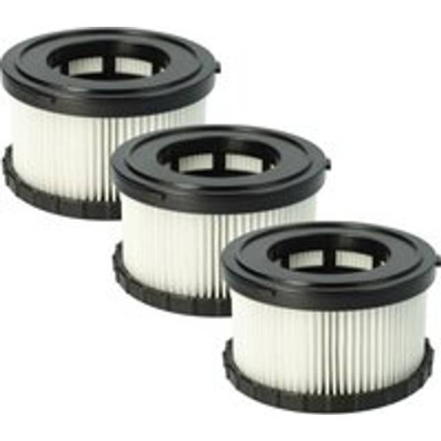 Vhbw - Filter Set 3x Filters compatible with Dewalt DCV517N 18V, dc 515 18V, dcv 517 n 18V, DCV517N-XJ 18V Vacuum Cleaner - hepa Filter, Allergy