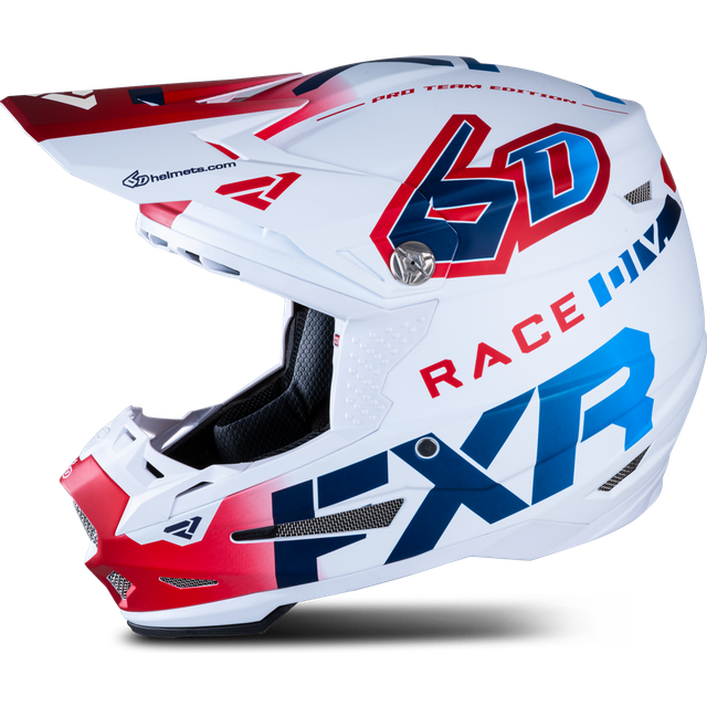 FXR 6D ATR-2 Race Div Skoterhjälm Patriot