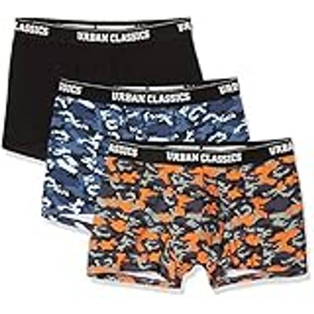 Urban Classics Boxer Short 3-Pack Boxers Set black camo - XL