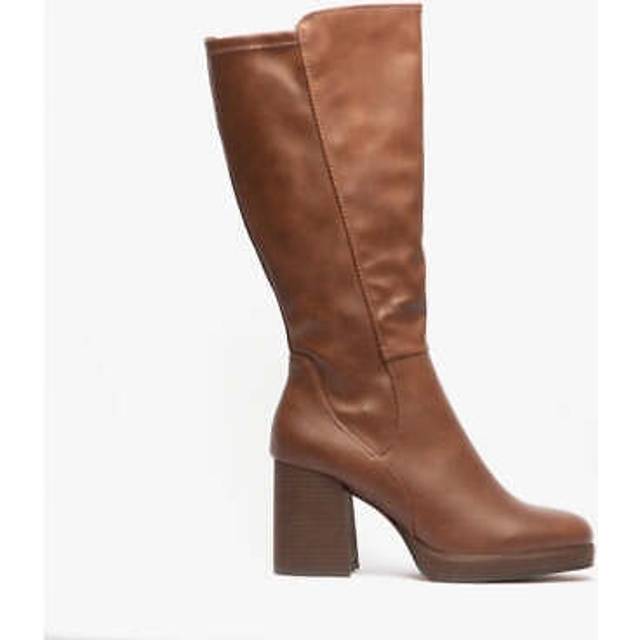 Women's Marco Tozzi DAMEN Womens Tall Boots Chestnut - Brown - Size: 8