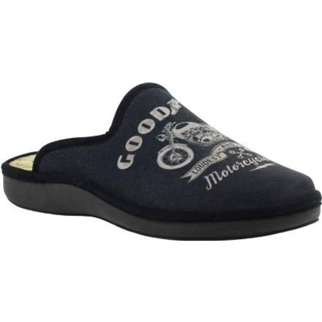 (7 UK, Grey) Goodyear Mens Huxley Mule Slippers