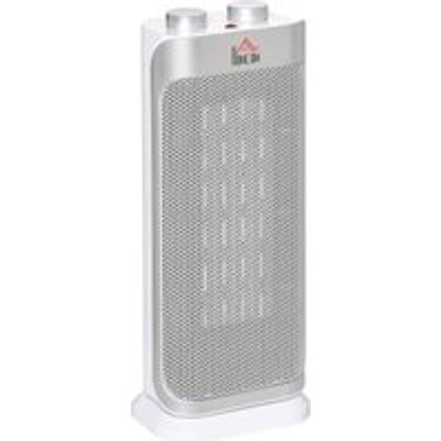 Indoor Space Heater Oscillating Ceramic Heater w/ Adjustable Modes 1000W/2000W