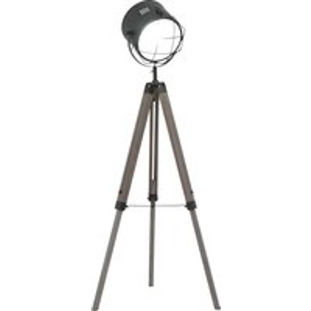 Industrial Style Adjustable Tripod Floor Lamp for Living Room Bedroom