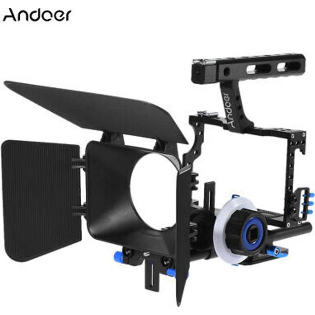 Dslr Camera Camcorder Rig Video Cage Kit Matte Box Follow Focus For Sony A7 A7r