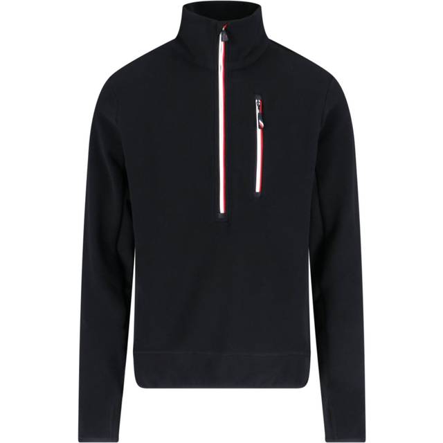 Moncler Grenoble Maglia Lupetto Detailed Zip Sweatshirt Black