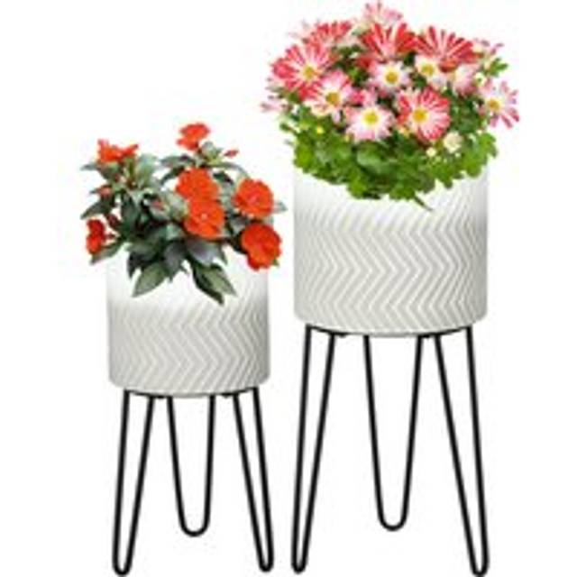 Metal Plant Stand Set of 2 with Legs