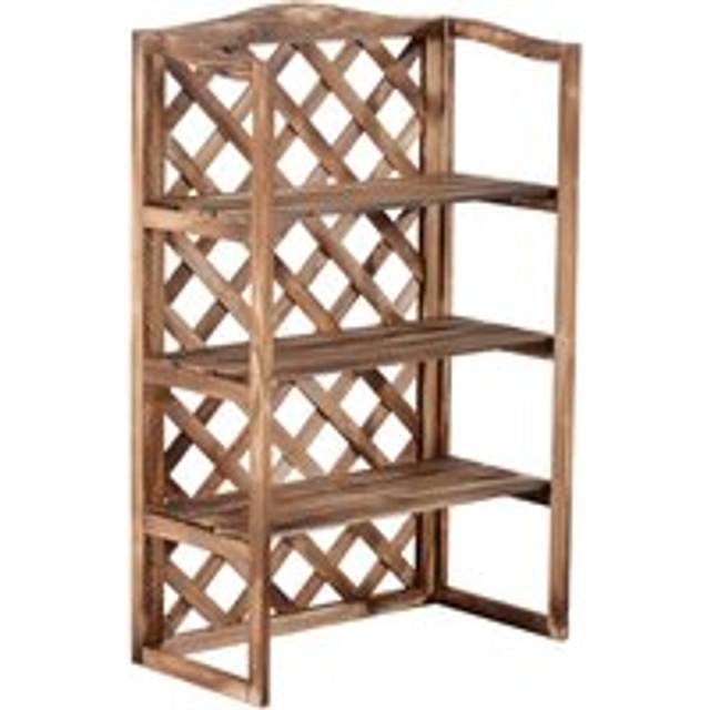 3-Tier Wooden Plant Stand Shelf
