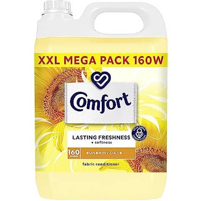 Comfort Sunshiny Days Fabric Conditioner with Stay Fresh technology for 100 days of freshness + fragrance* 160 wash 4800ml