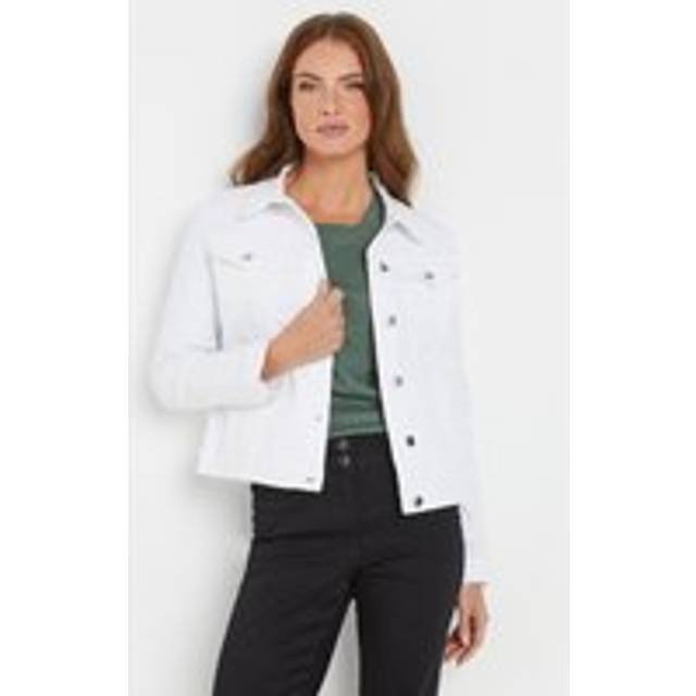 M&Co White Denim Jacket Petite > 18 M&Co Womens - Petite 18