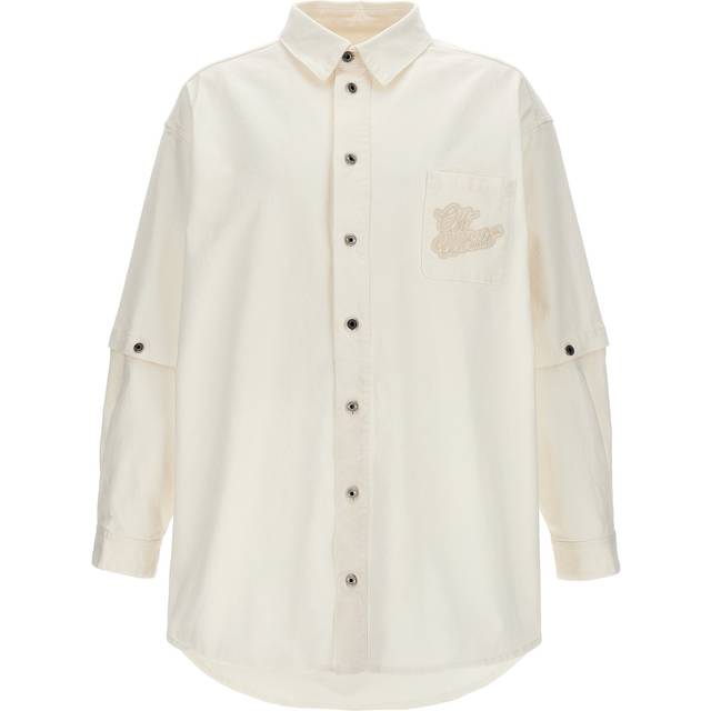 Denim Shirt With Removable Sleeve size Xs (Xs)