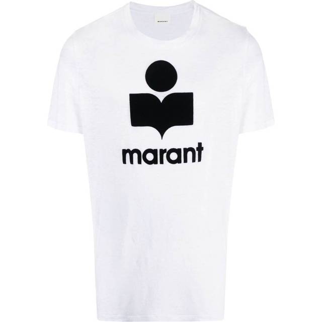 Marant-Karman T Shirt Bianco/Nero-Uomo - White/Black