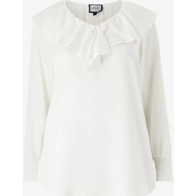 Gozzip - Blus gGytha Blouse - Vit