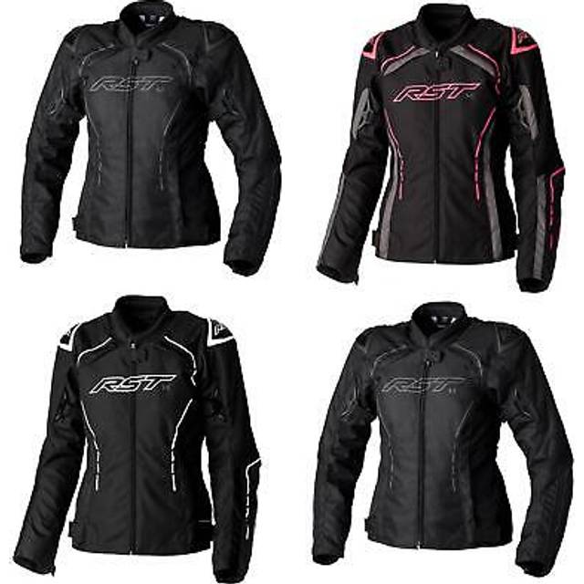 RST 3056 S1 Ladies Textile Motorcycle Jacket - Ladies UK 14 - Black / Neon Pink, Black/pink