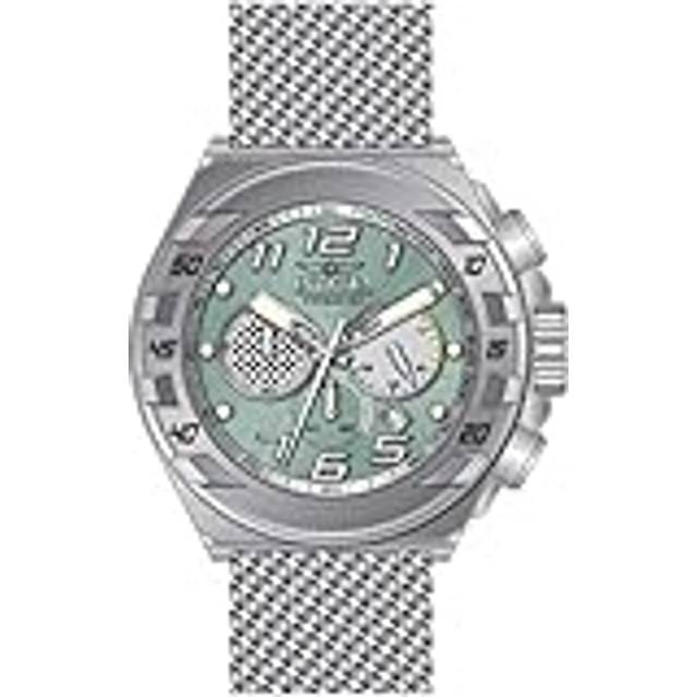 Invicta Racing Stainless Steel Turquoise Dial Quartz 47202 Men's Watch