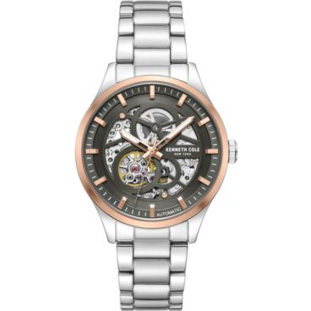 Kenneth Cole Men's Automatic Bracelet Watch Silver - Size: One Size