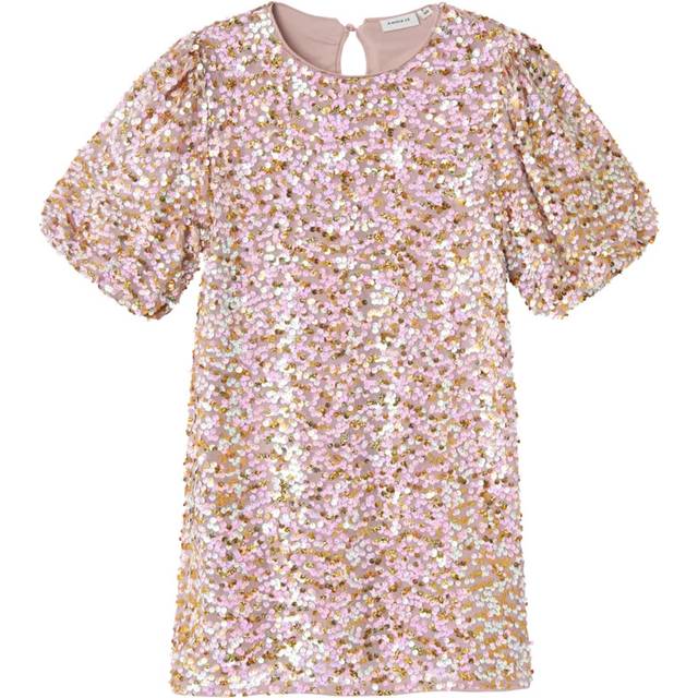 Namn det flicka tunika paljetter, corsage, 110