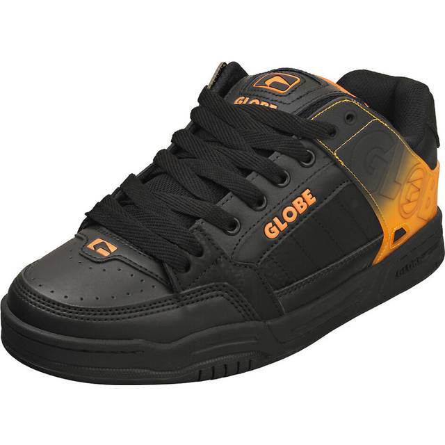 Globe Men's Tilt Skate Shoes Trainers - Black Orange - UK 8 / US 9