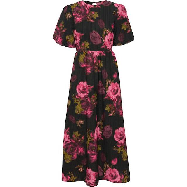Ichi - Kjole - IH Felivo DR - Fig Flower Aop