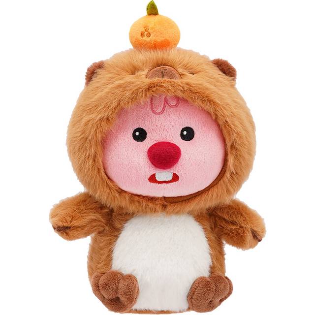 Loopy Small Beaver Capibala Capybara Plush Toy Cute Girls Pp Cotton Filling Doll