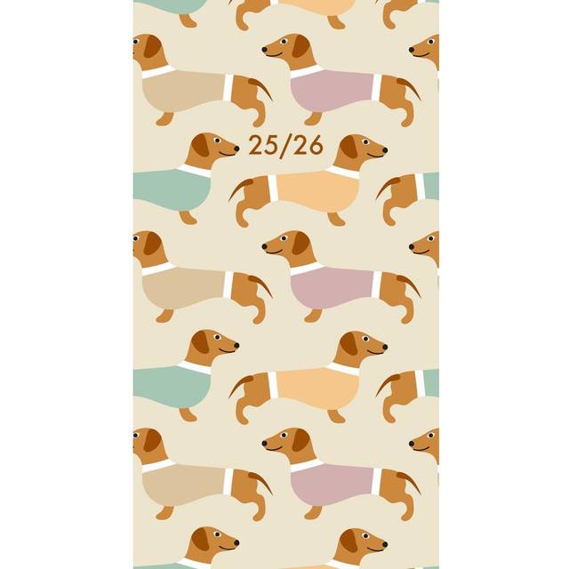 Woof 2 Year 2025 Pocket Planner