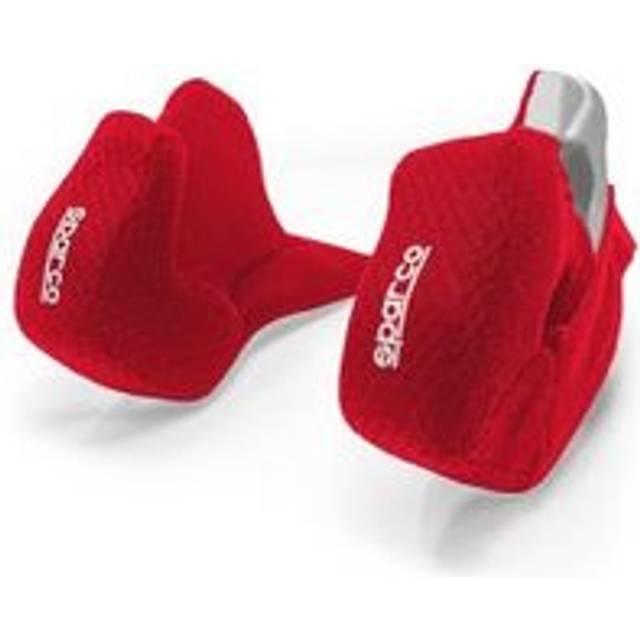 Sparco Replacement Cheek Pad Set For Open Face Helmets - Red25mm