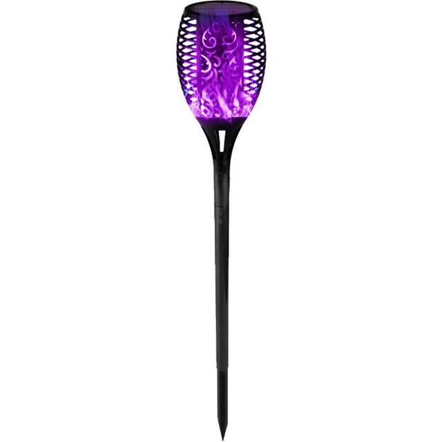 ( Purple Light) Solar Flickering Flame Effect Torch Lights Outdoor Garden LED Stake Lamp