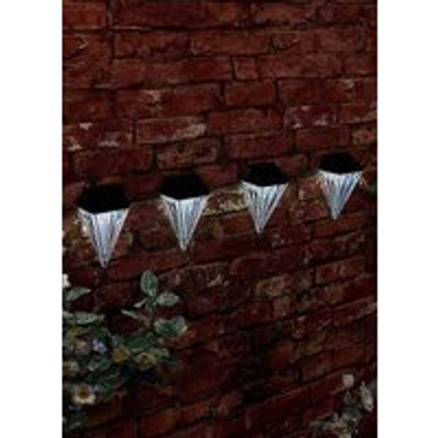 PowerTek Solar Powered Diamond Lights 4 Pack - 9.5 x 6.5 x 17cm