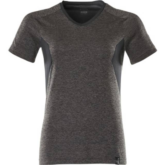 Mascot Women's Coolmax Pro T-Shirt - Dark Anthracite/Black - XL - Dark Anthracite-Flecked/Black