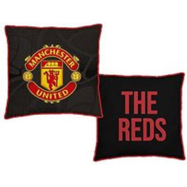 Crest Square Cushion - Multi - One Size - Manchester United FC