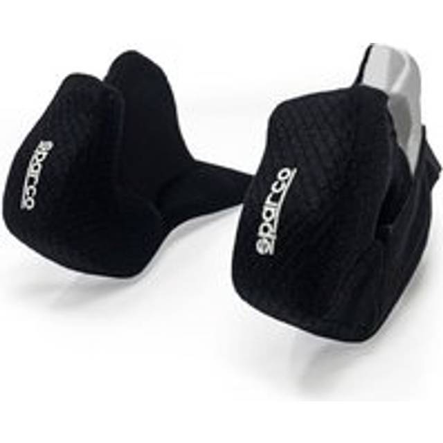 Sparco Replacement Cheek Pad Set For Open Face Helmets - Black35mm