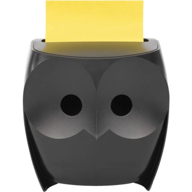 Post-it It Z Note Disp Owl Bk + 2 Pads - assorted