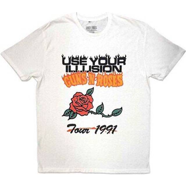Guns n' roses unisex t-shirt: use your illusion tour 1991 (medium)