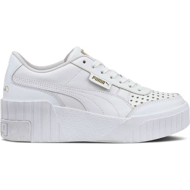 (WMNS) PUMA Charlotte Olympia x Cali Wedge 'Golden Stars' 374337-01 - White - 7.5