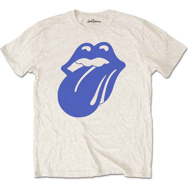 (XL, Biege) The Rolling Stones Blue & Lonesome 72 tongue T Shirt