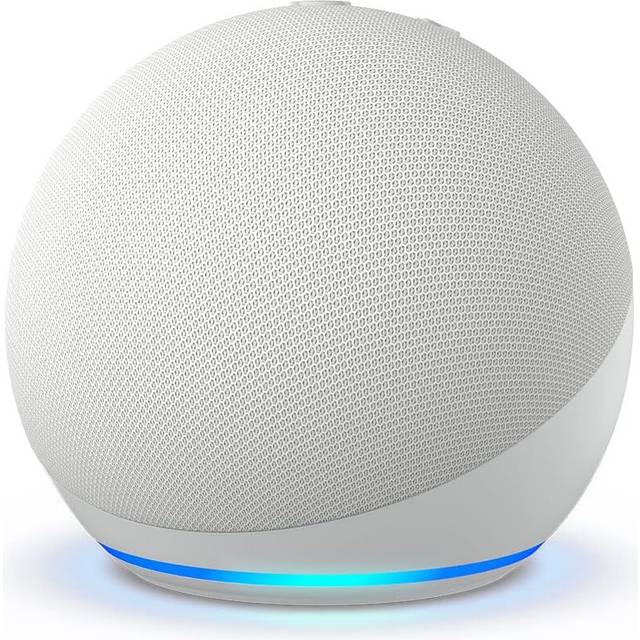 (Glacier White) Amazon Echo Dot 5th Generation Smart Speaker With Alexa