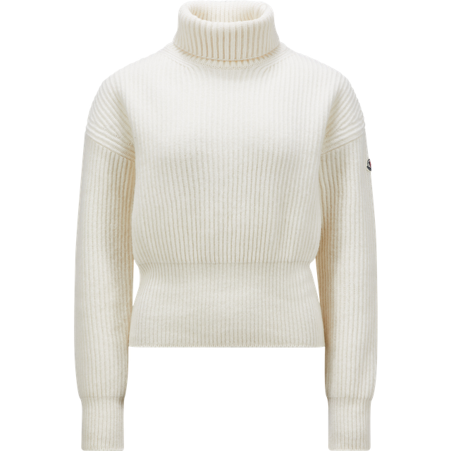 Moncler White Patch Turtleneck - 035 - XL