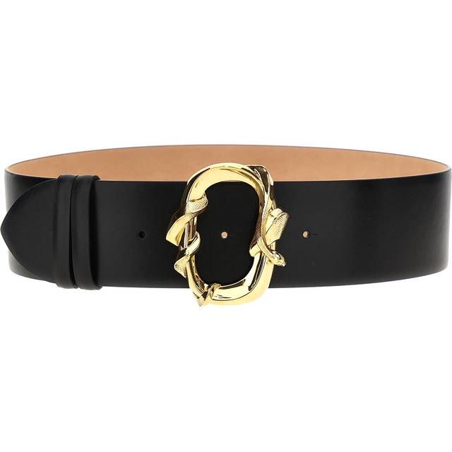 Mcqueen-Snake Cinture Nero-Donna - Black - 75cm