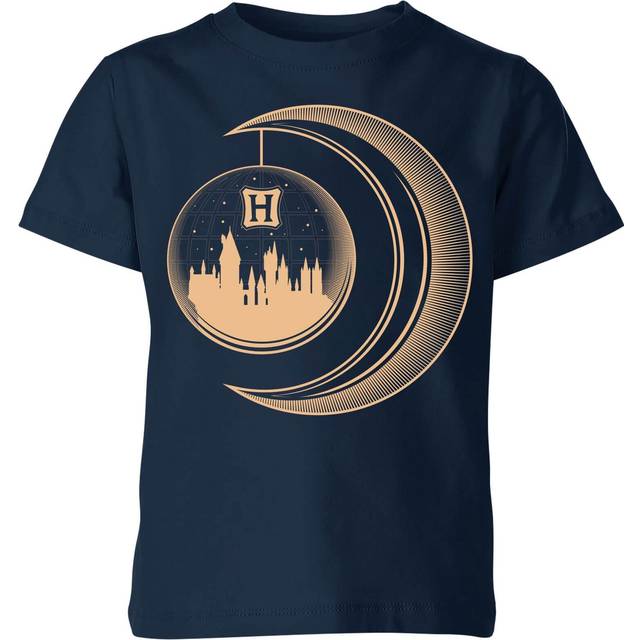 Harry Potter Globe Moon Kids' T-Shirt - Navy - 3-4 Years