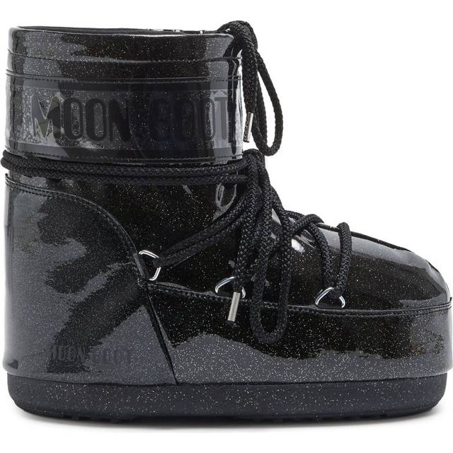 Moon Boot - Icon Low Glitter boots - women - PVC - 42/44 - Black