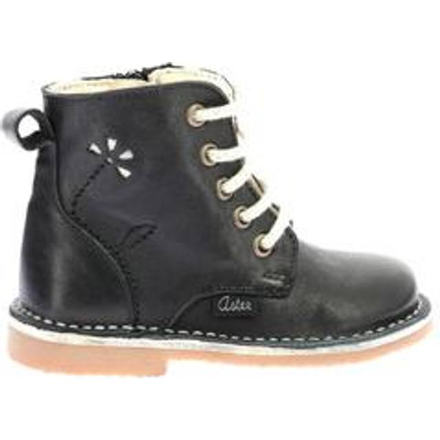 Baby leather booties Aster Abotine - Noir - 27