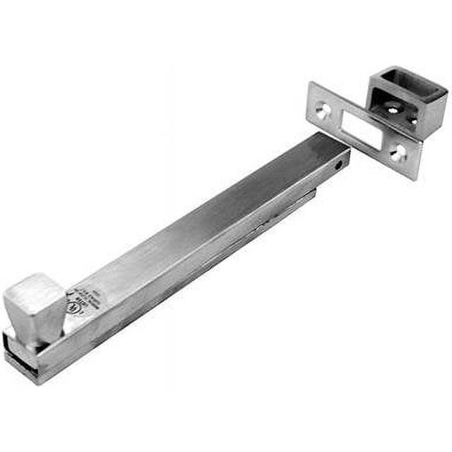 8 in. Brushed Chrome with Key Loack Surface Bolt