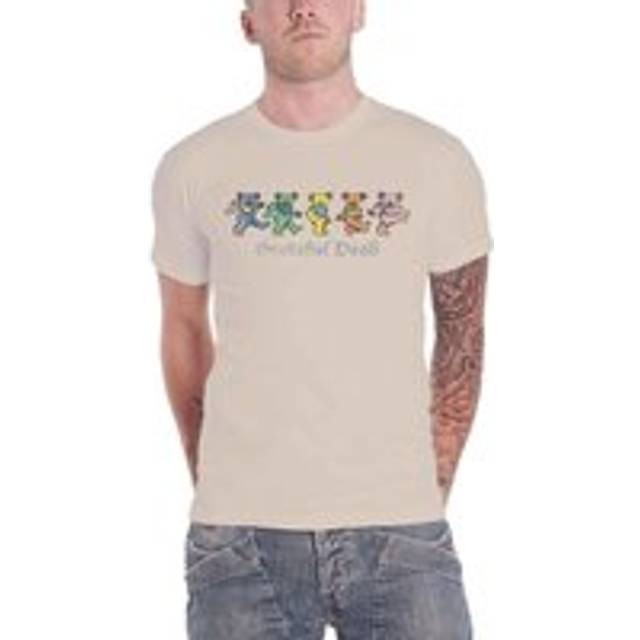(XXL, Sand) Grateful Dead Dancing Bears T Shirt
