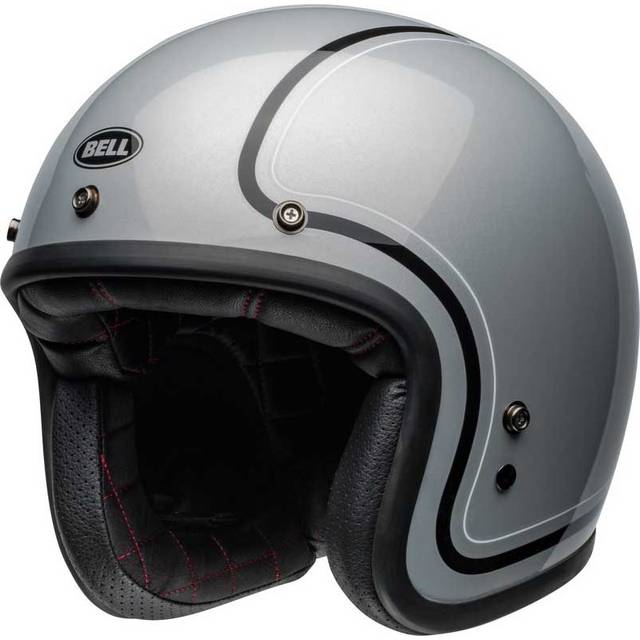 Bell Custom 500 Chief, open face helmet , color: Silver/Black , size: XL