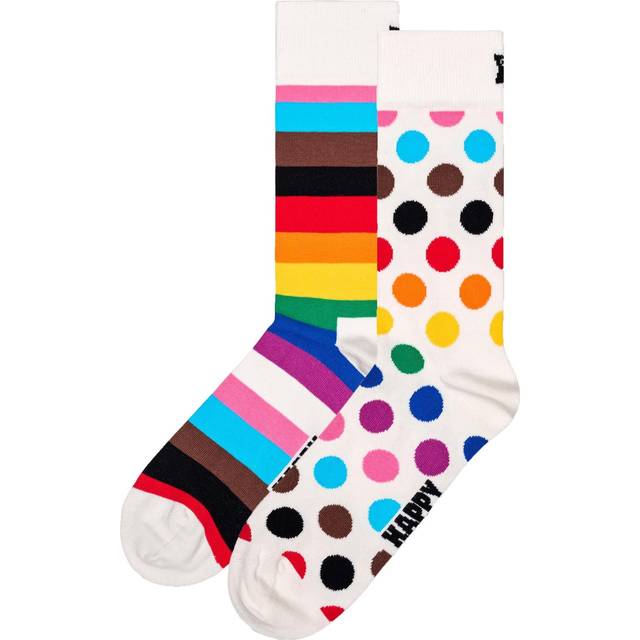 Happy Socks 2-Pack Pride Gift Set - White